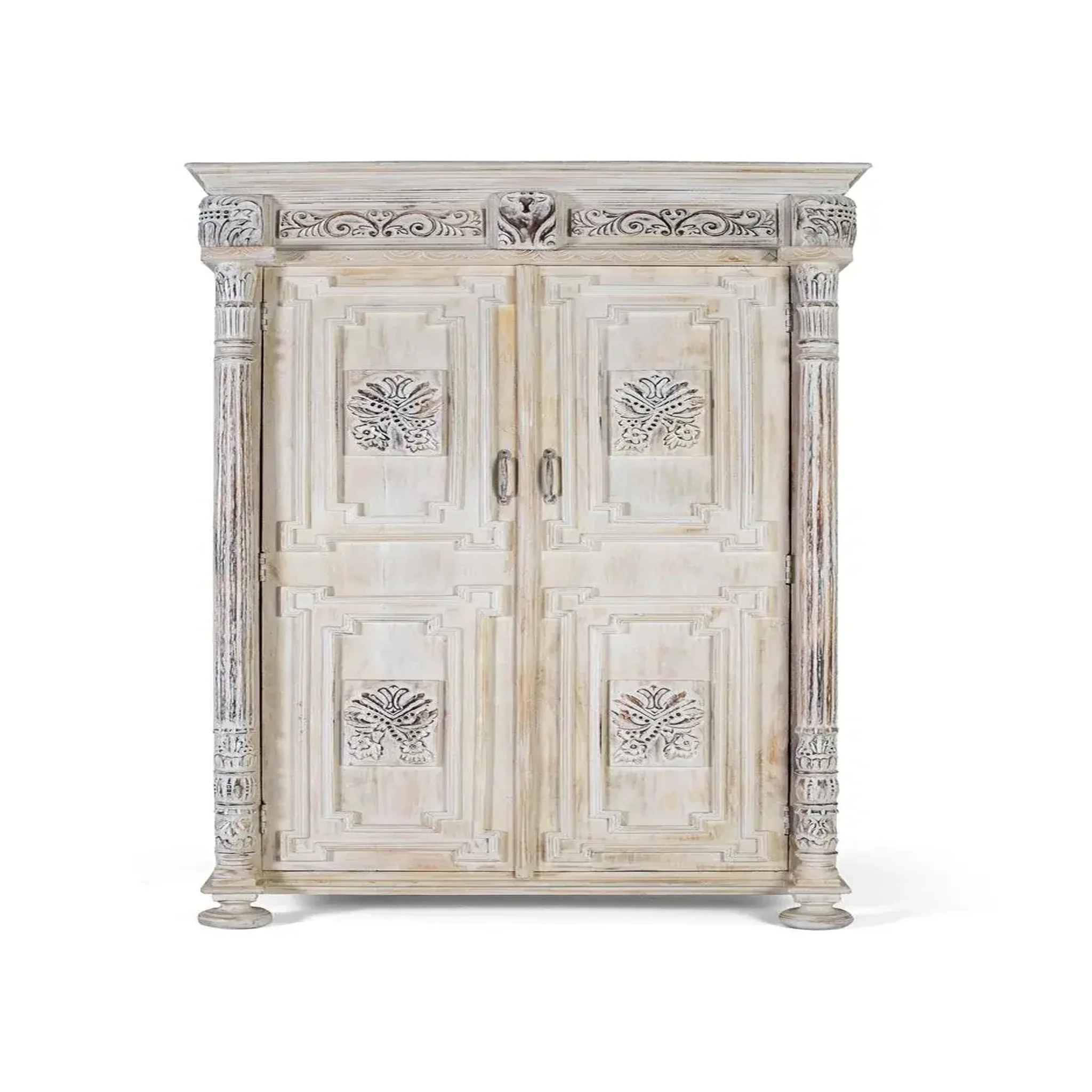 GINER Y COLOMER SL Armoire en bois de manguier 120cm style ethnique vintage