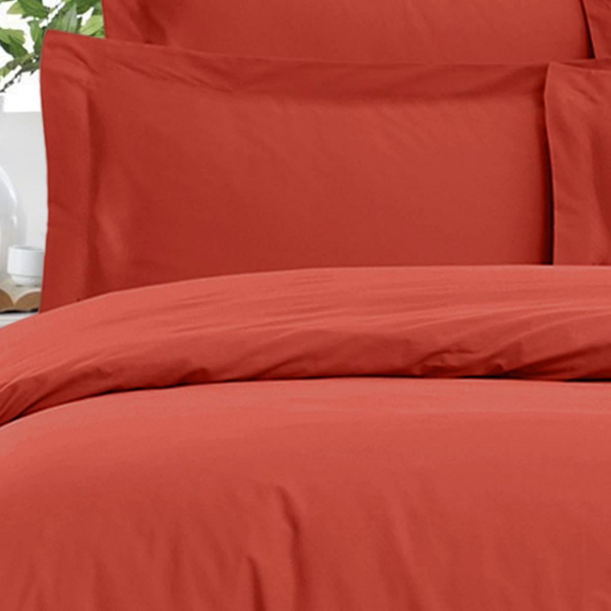 Sensei Maison Drap housse uni satin de coton bonnet 30 cm VERSALUXE