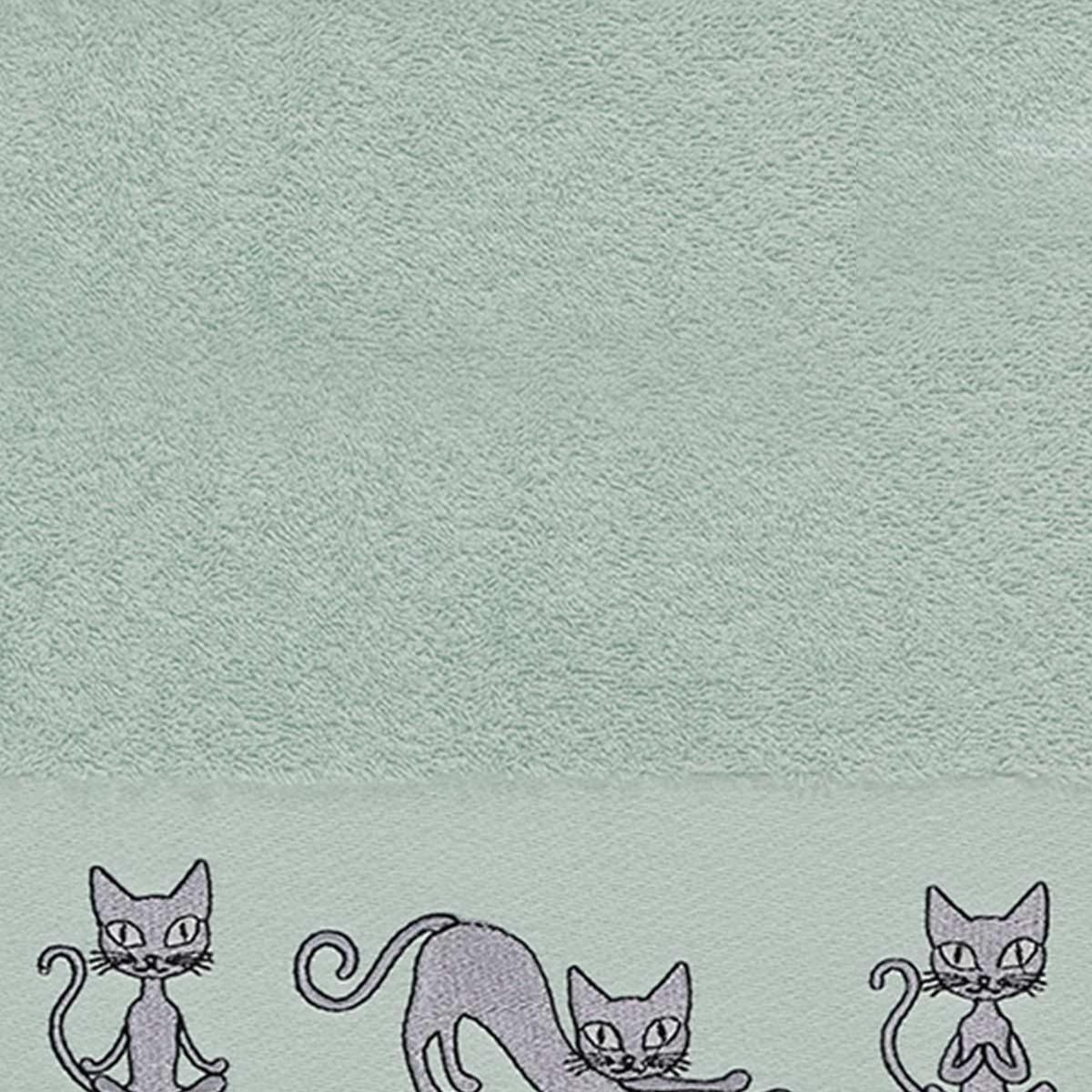 Sensei Maison Serviette de toilette YOGI CAT