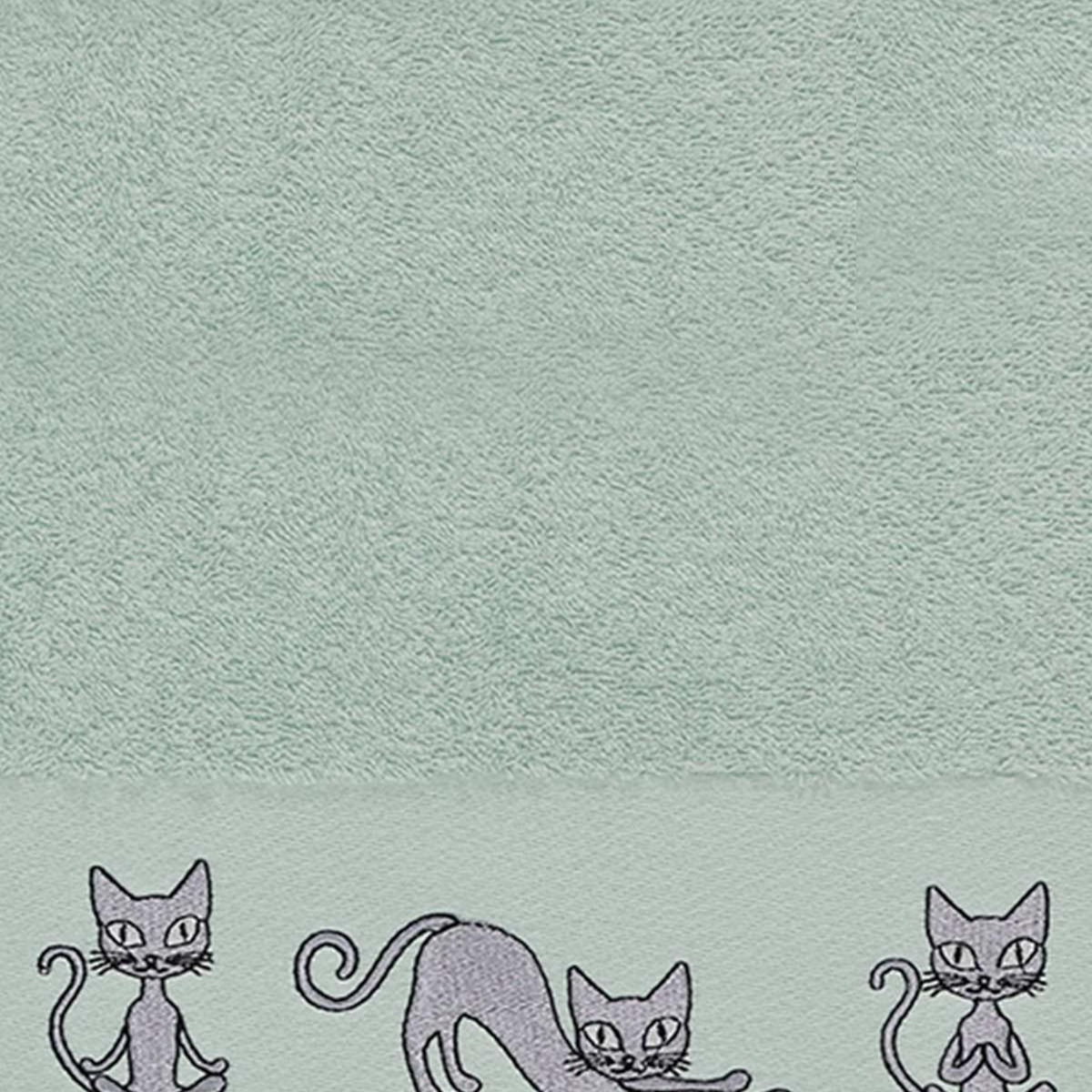 Sensei Maison Serviette de toilette YOGI CAT