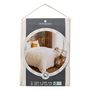 Voir la diapositive 4 : ATMOSPHERA Housse de couette 240x220 + 2 taies coton ISAO