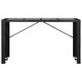 Voir la diapositive 4 : VIDAXL Ensemble a manger d'exterieur 9 pcs Resine tressee Noir