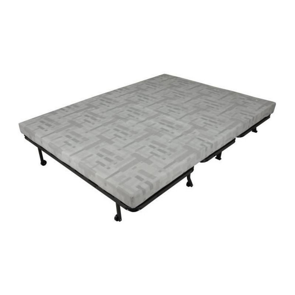 GRUHIER Banquette BZ 2 places Joe - Tissu terracotta - L143 x P97 x H89cm - Fabrication française - GRUHIER