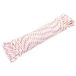 VIDAXL Cordon de demarrage a tirer blanc et rouge Ø5 mm 10 m nylon