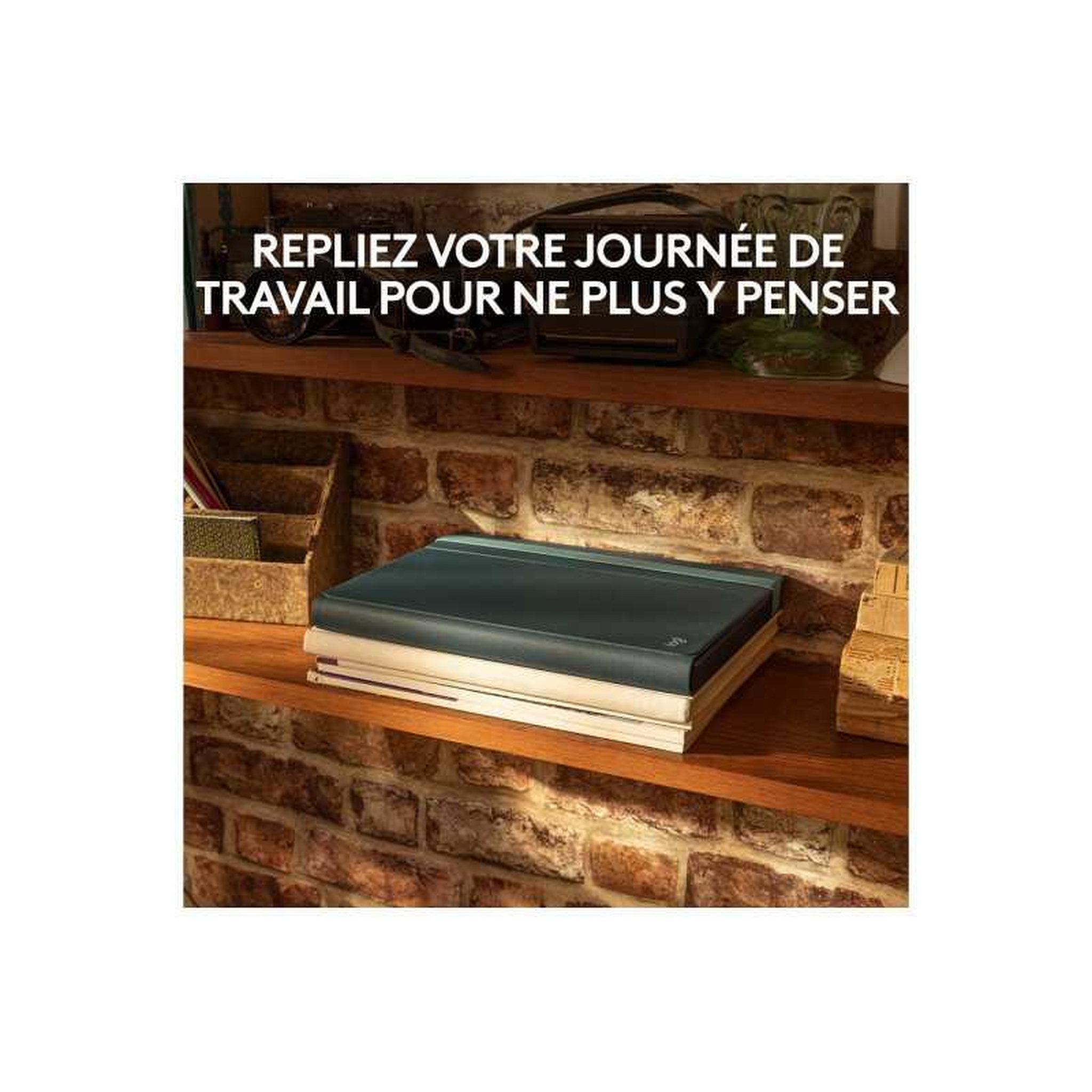 Voir la diapositive 4 : Logitech Clavier et pavé tactile sans fil AZERTY graphite avec support ordinateur portable 10-17 pouces