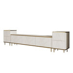 Habitat et Jardin Meuble TV en bois  Imaj  - 260 x 35 x 60 cm - TravertinOr