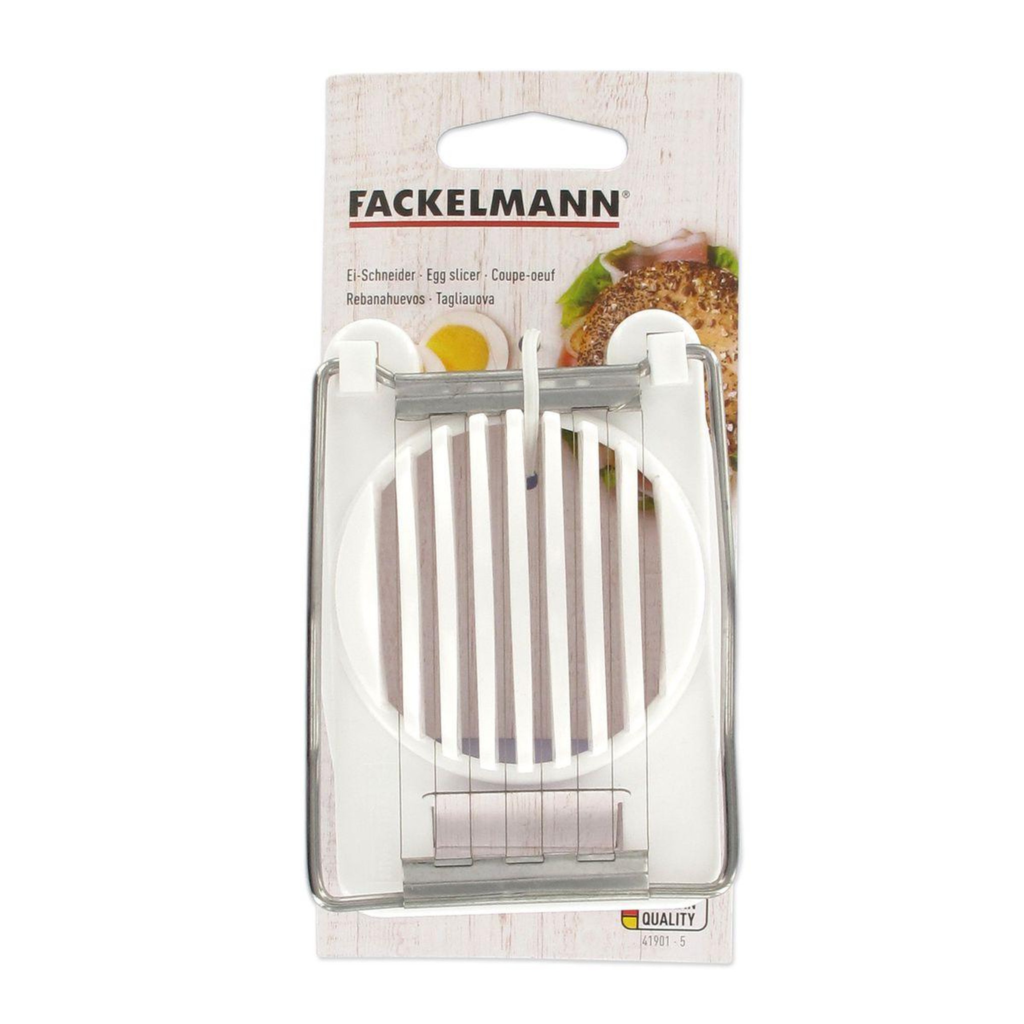 Voir la diapositive 5 : Fackelmann Coupe-œuf dur plastique et inox Fackelmann Handmade Tradition