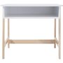 Voir la diapositive 2 : Atmosphera Kids Bureau en bois enfant Douceur - L. 58 x H. 52 cm - Blanc