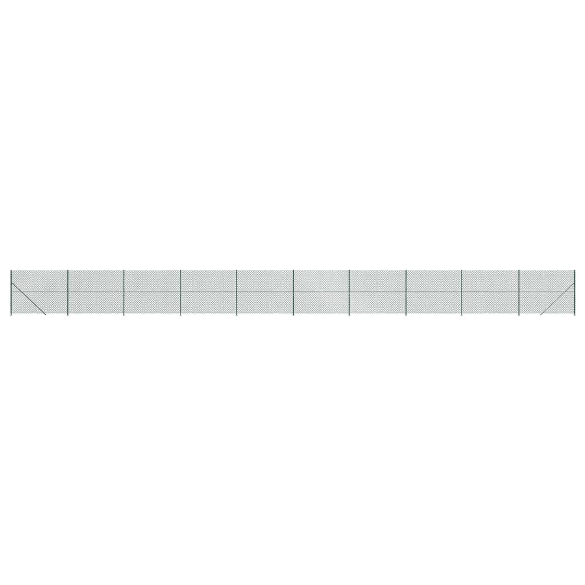 Voir la diapositive 2 : VIDAXL Cloture a mailles losangees avec bride vert 1,6x25 m