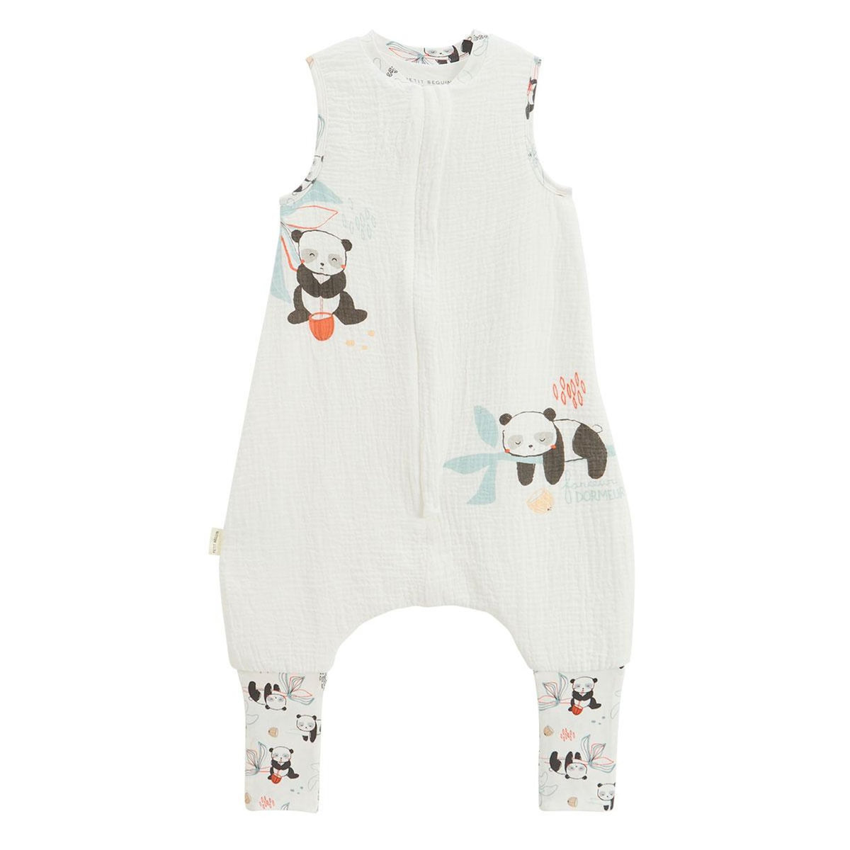 Petit Béguin Turbulette TOG 0,5 en gaze de coton avec pieds retroussables Bento