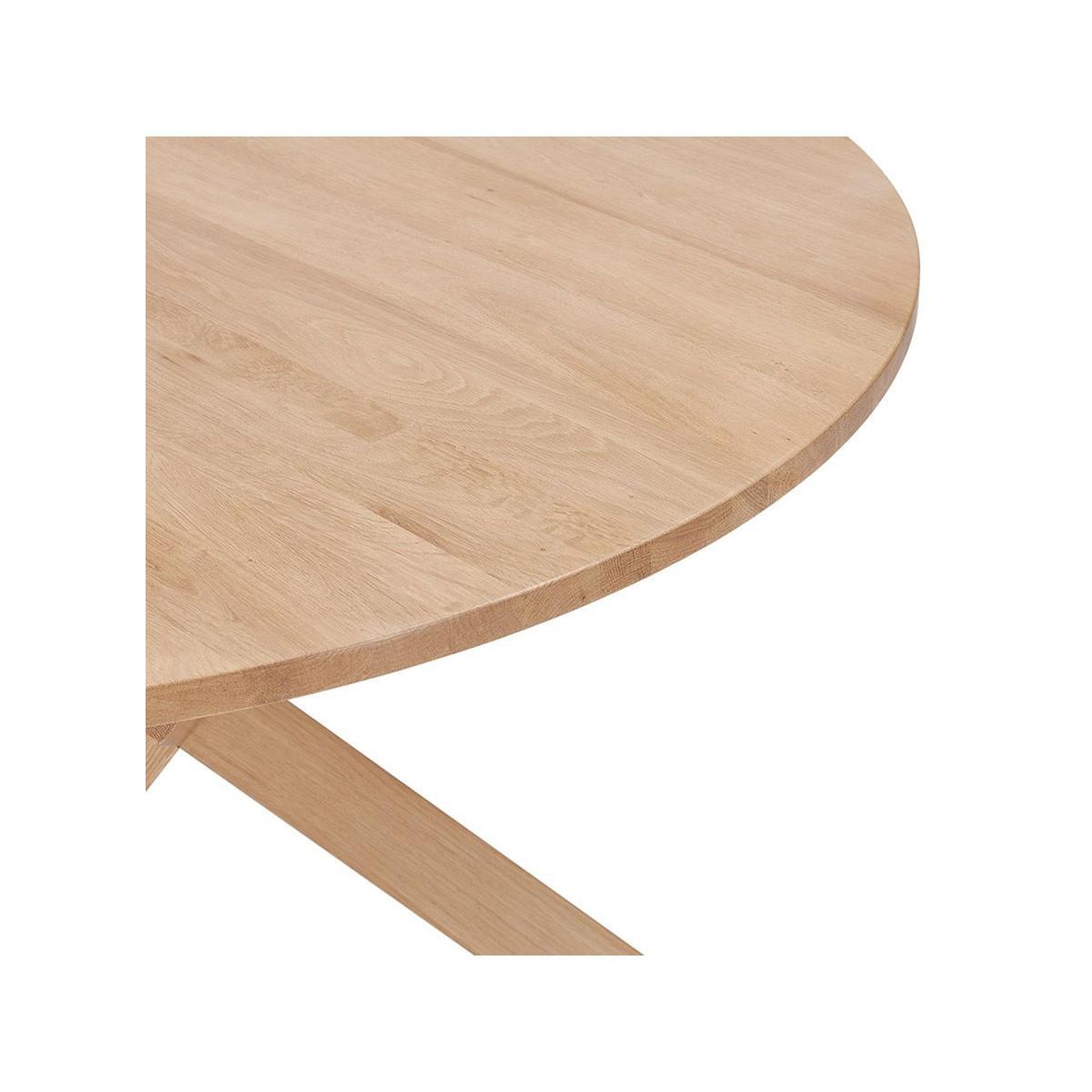 Voir la diapositive 5 : Paris Prix Table de repas scandinave  rita  120cm naturel
