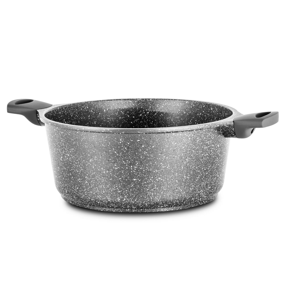 Faitout fonte d'aluminium EFFET PIERRE 28 cm