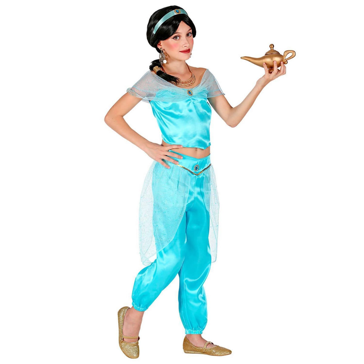 WIDMANN Déguisement Princesse Arabe - Fille - 8/10 ans (128 à 140 cm)