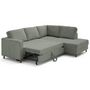Voir la diapositive 2 : LISA DESIGN Jake - canapé d'angle droit 5 places convertible en fausse fourrure