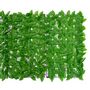 Voir la diapositive 3 : VIDAXL Ecran de balcon avec feuilles vert 400x100 cm
