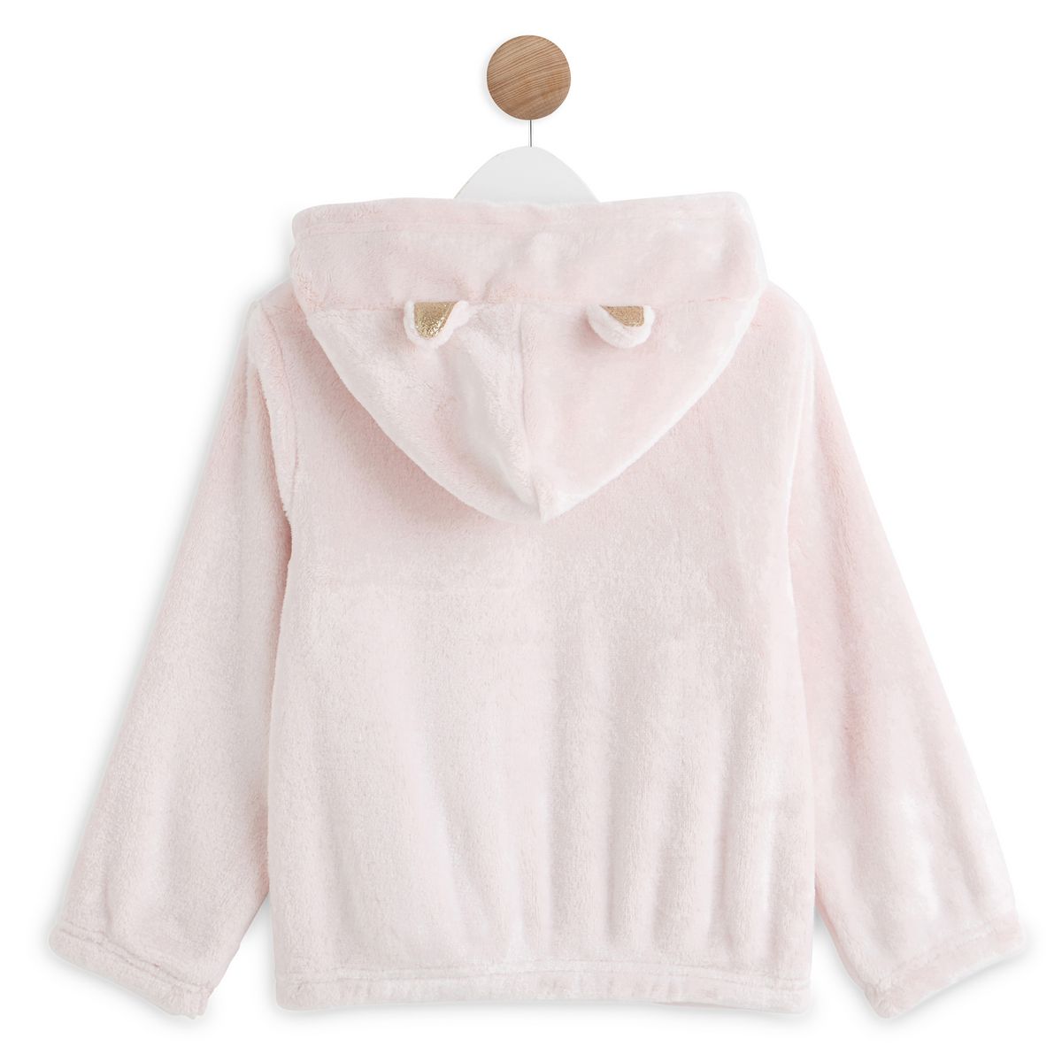 IN EXTENSO Sweat zippé peluche fille