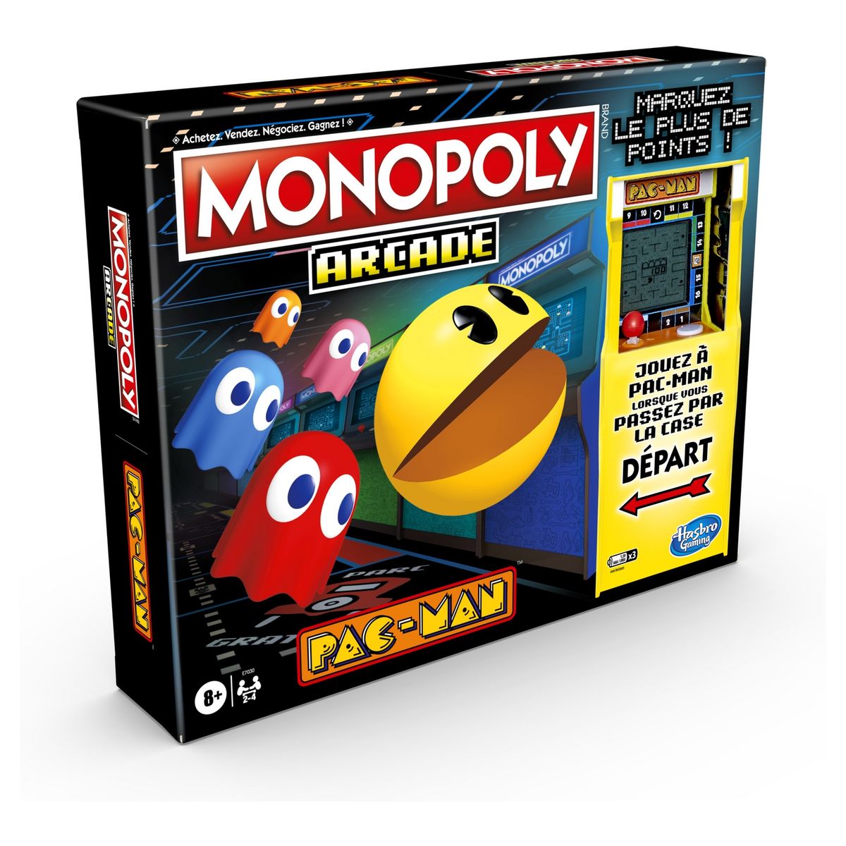 HASBRO Jeu Monopoly Arcade Pac Man