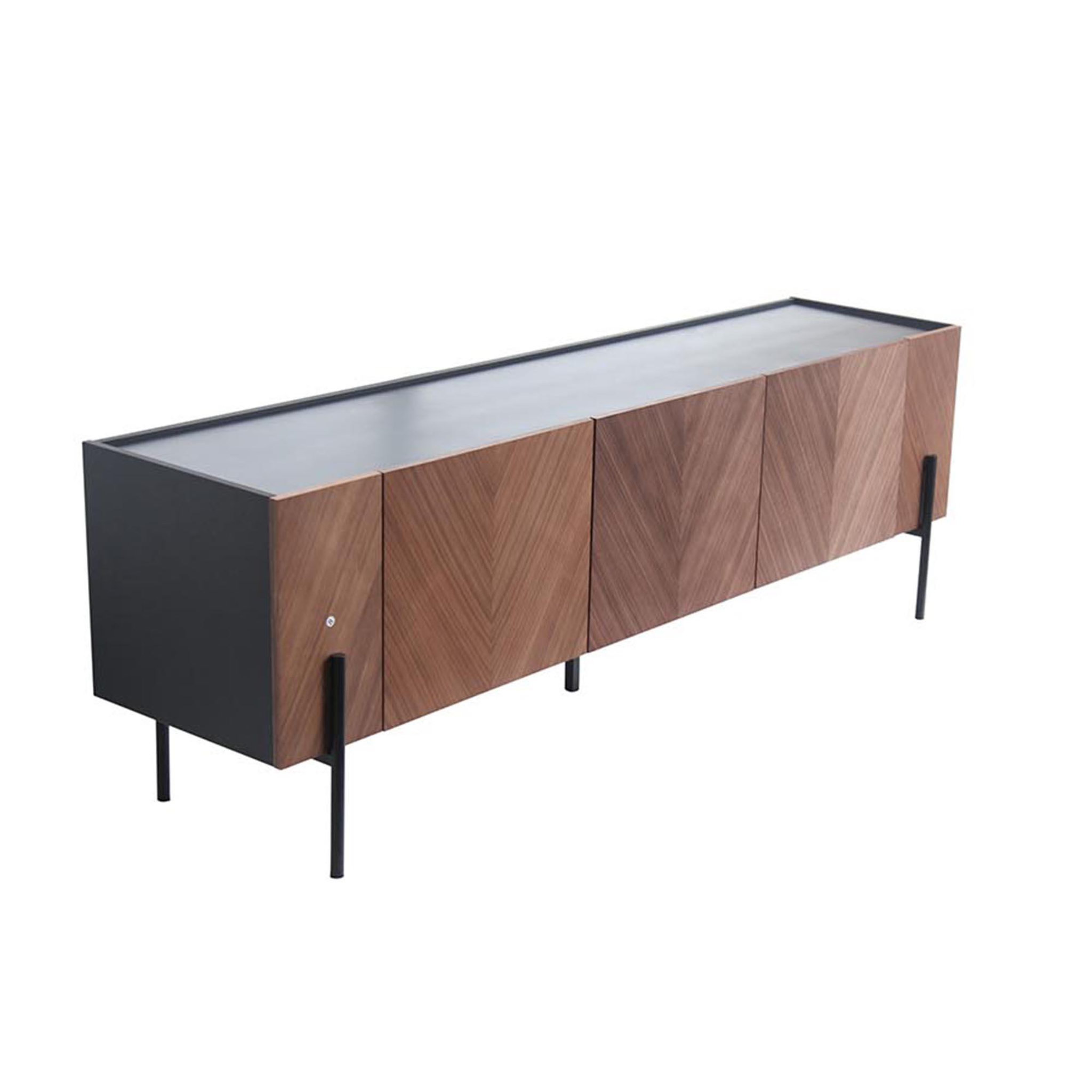 CONCEPT USINE Meuble tv vintage avec placard sequoia