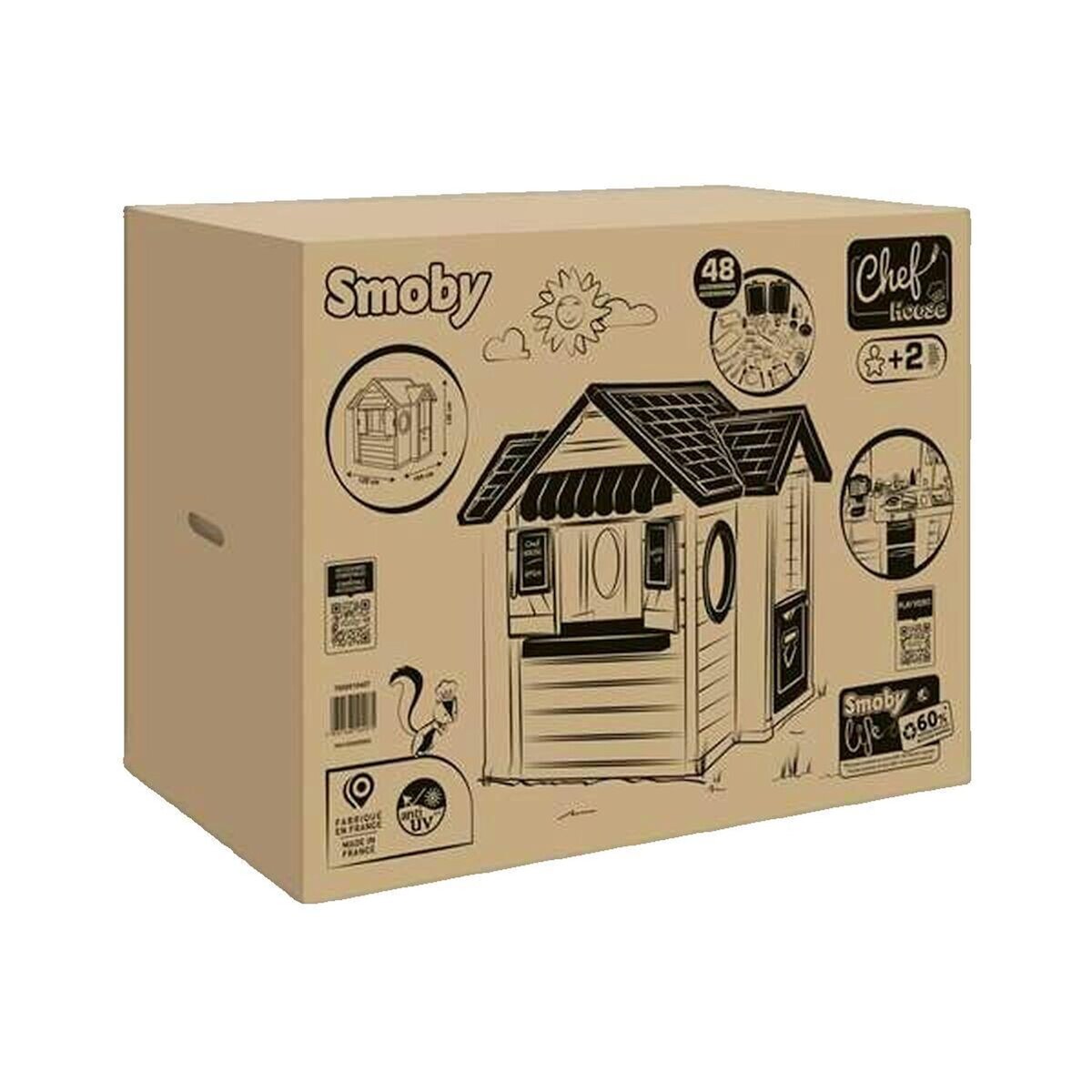 SMOBY Maison de jeu Smoby Chef House colorée