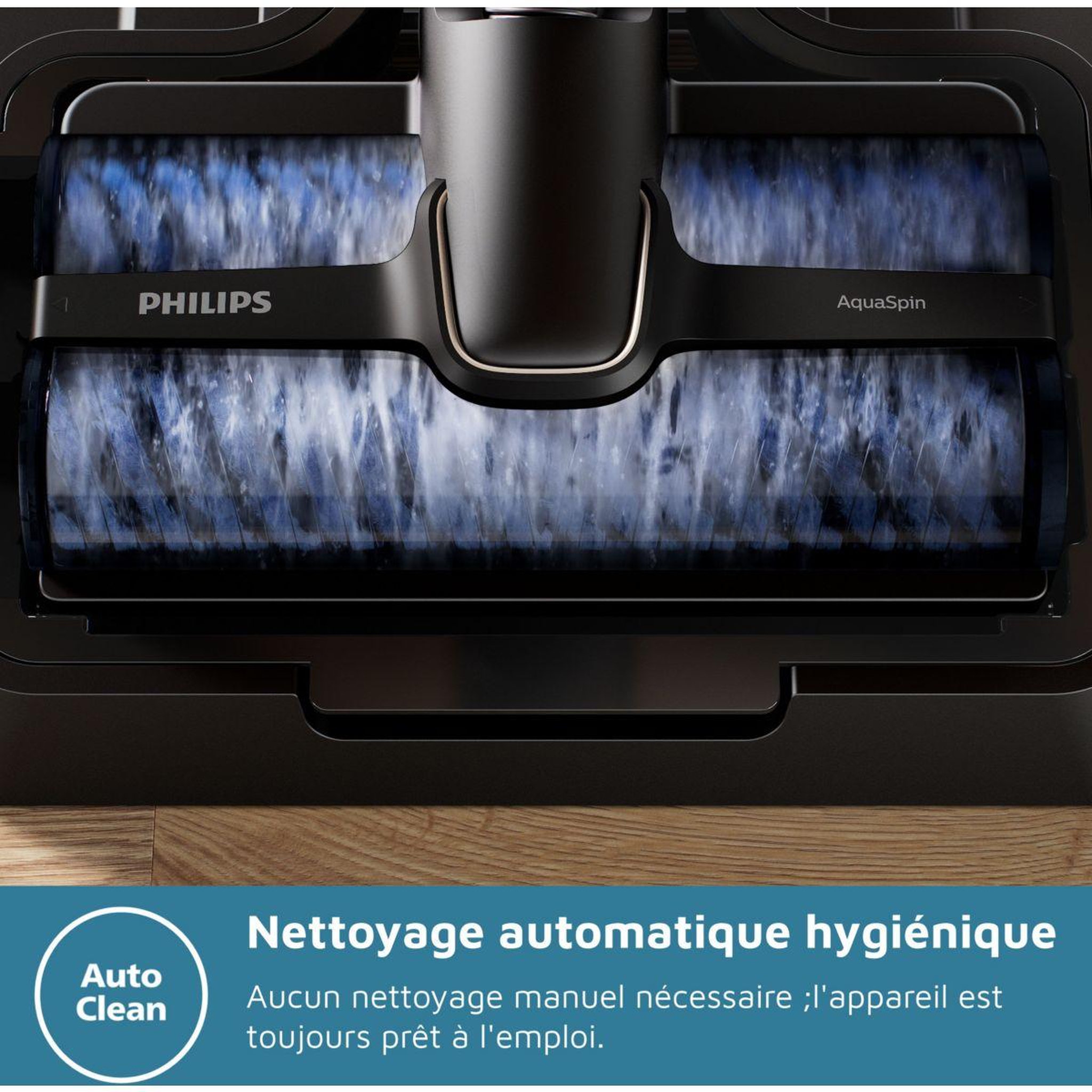Voir la diapositive 5 : Philips Aspirateur laveur AquaTrio XW7264/11 série 7000