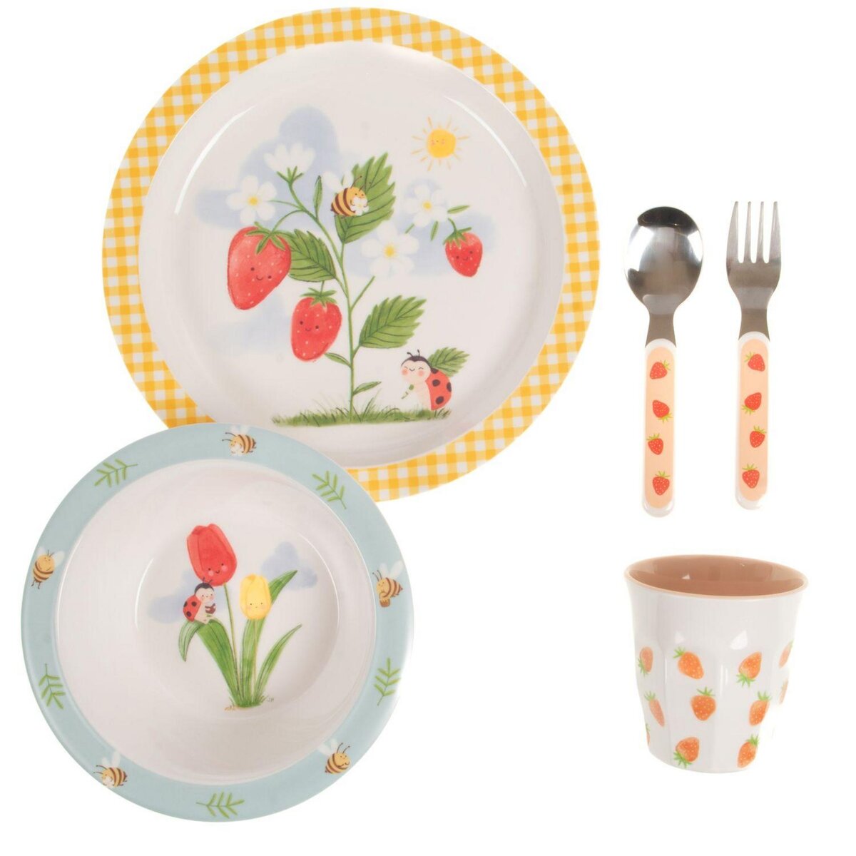 Amadeus Coffret set repas 5 pièces Printemps