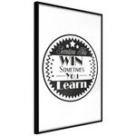 Paris Prix Affiche Murale Encadrée  Sometimes. Coloris disponibles : Noir, Jaune