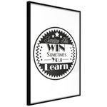 Paris Prix Affiche Murale Encadrée  Sometimes. Coloris disponibles : Noir, Jaune