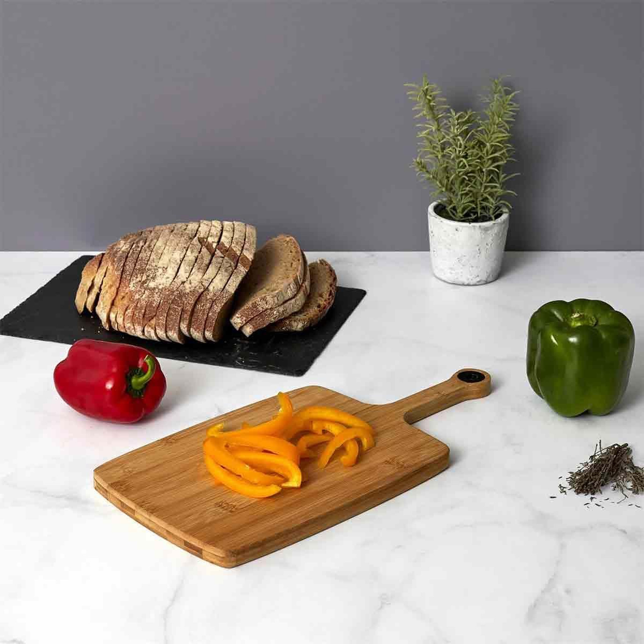 Voir la diapositive 3 : COOK CONCEPT Planche à Découper  Rectangulaire  37cm Naturel