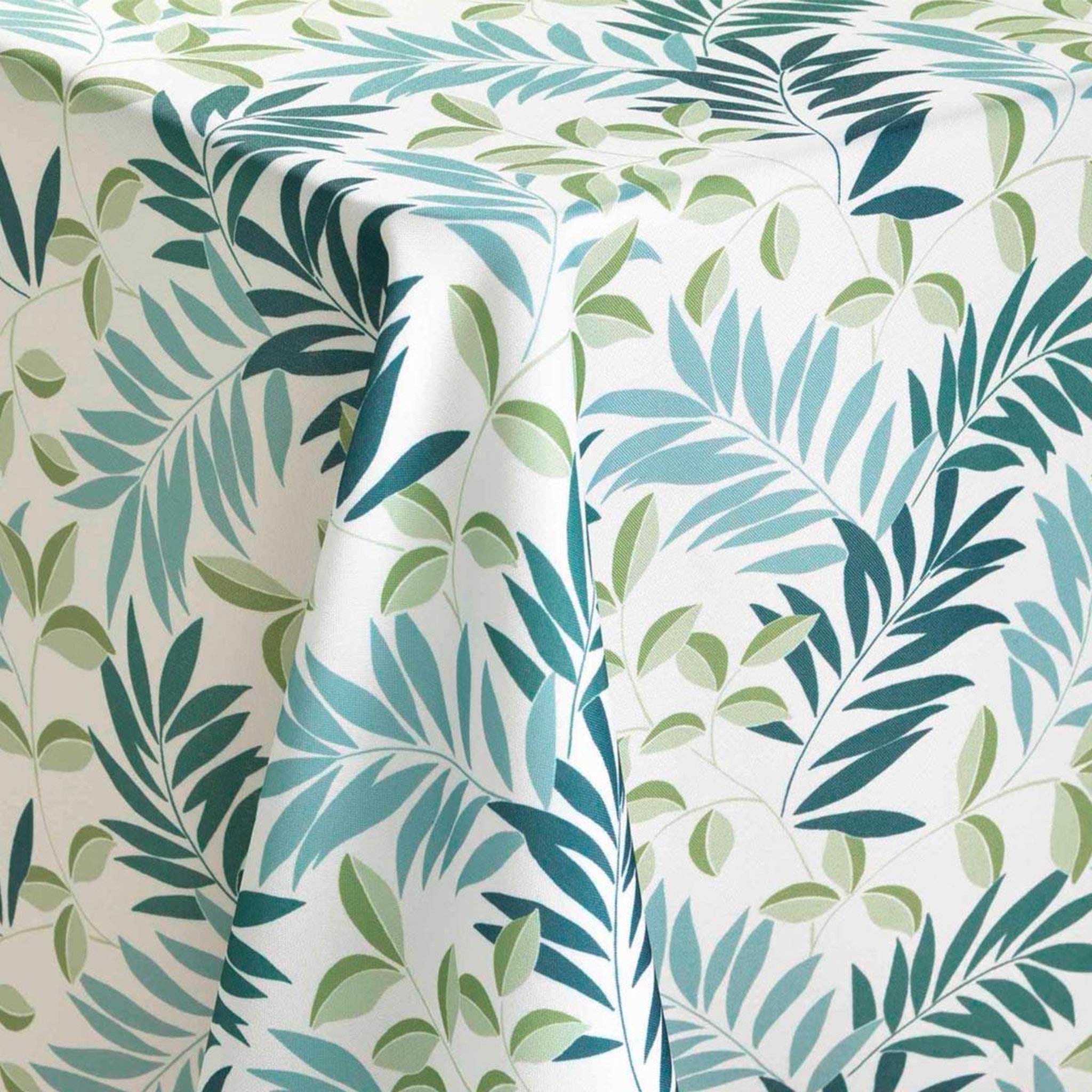 Voir la diapositive 2 : Douceur d'Intérieur Nappe antitache imprimé  nedelia  145x240cm sauge