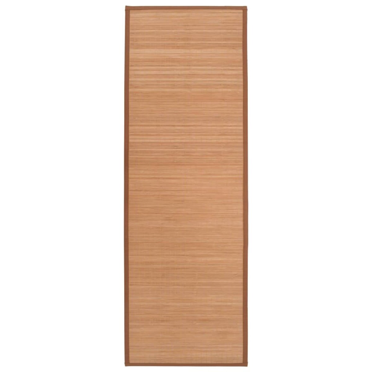 VIDAXL Tapis de yoga Bambou 60 x 180 cm Marron