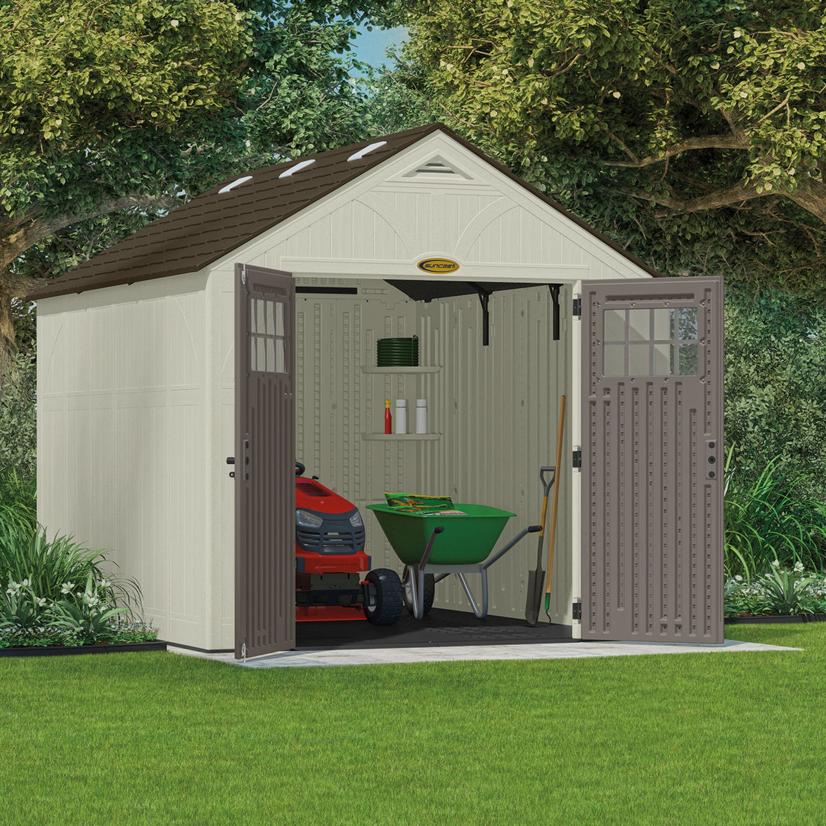 Abri de jardin résine - 7m² - BINNU