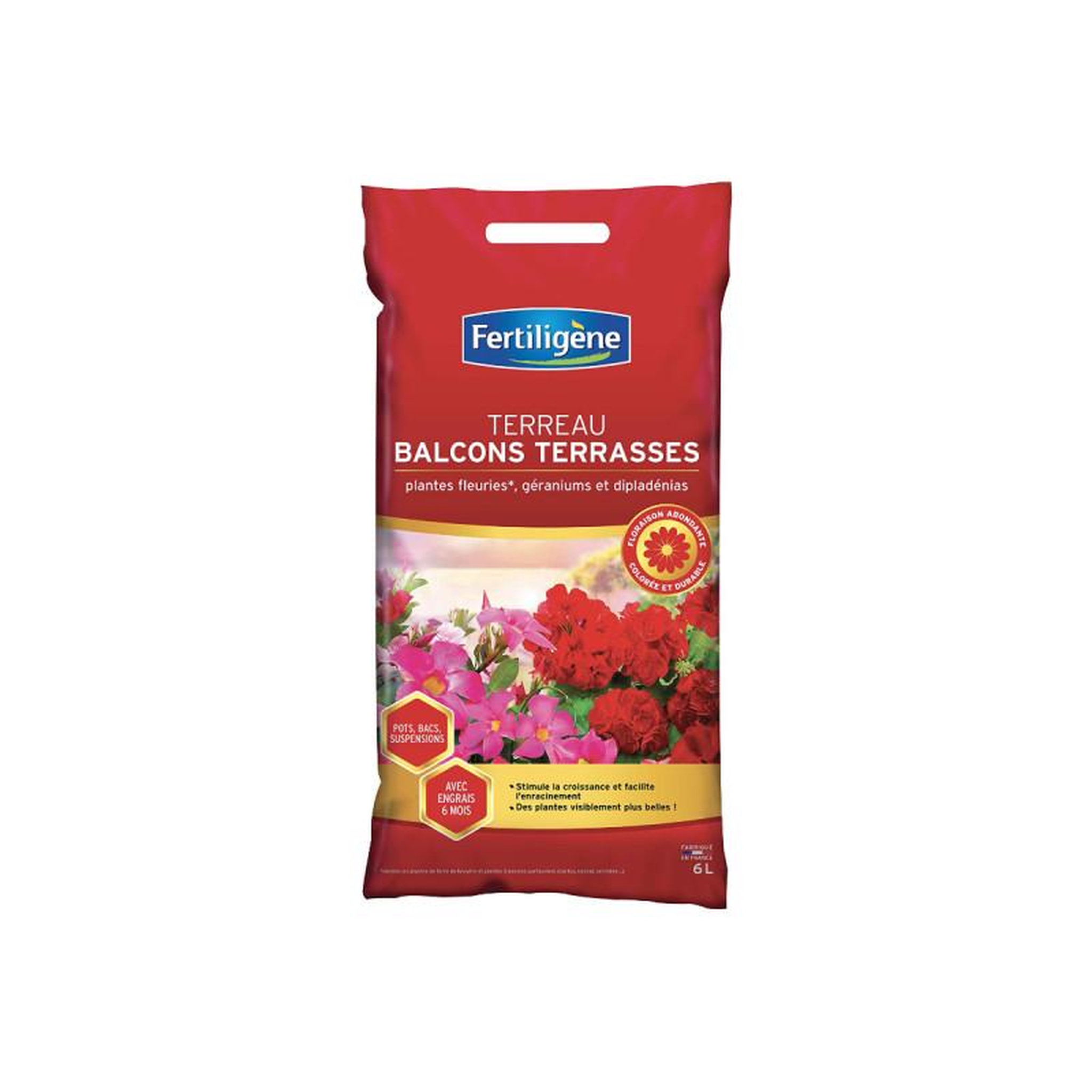 Fertiligene Terreau balcons terrasses FERTILIGÈNE - 6L