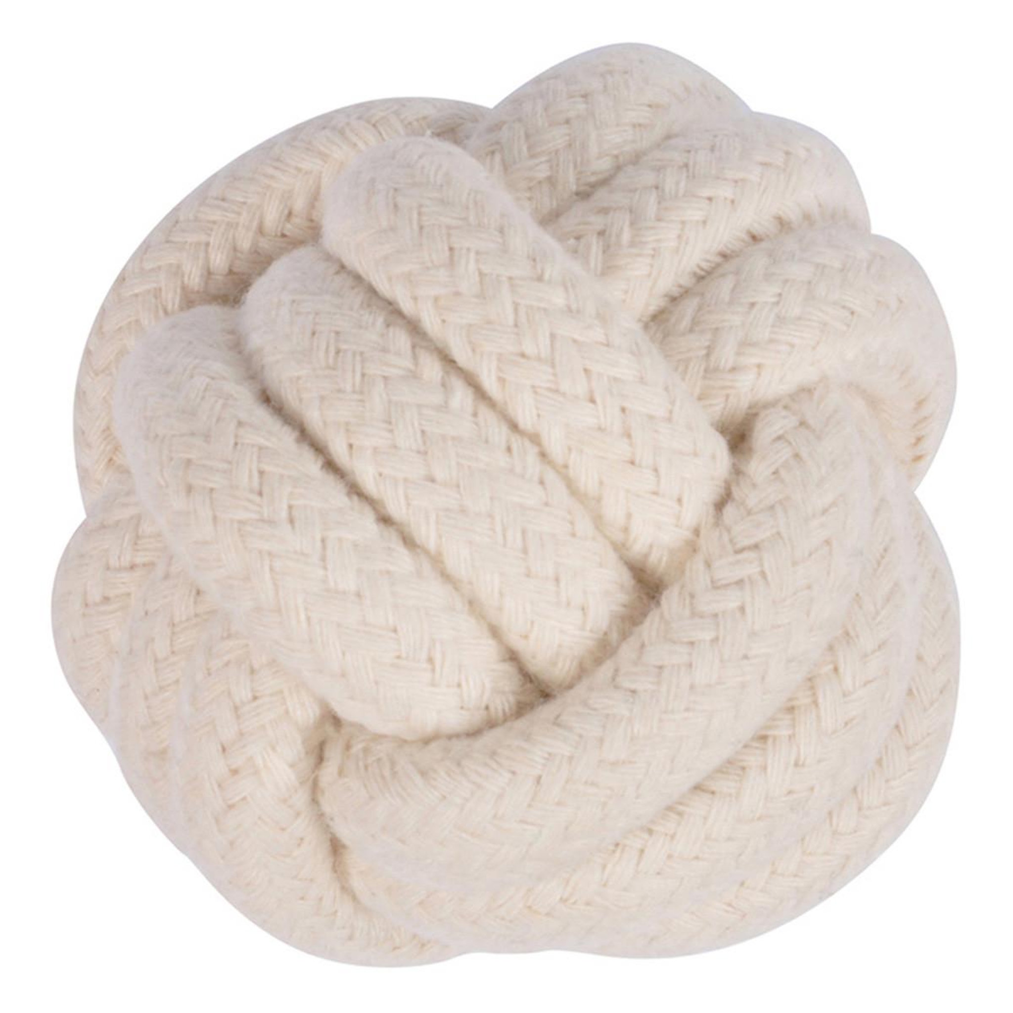 LOVE STORY Balle pour chien  slow life  6cm écru