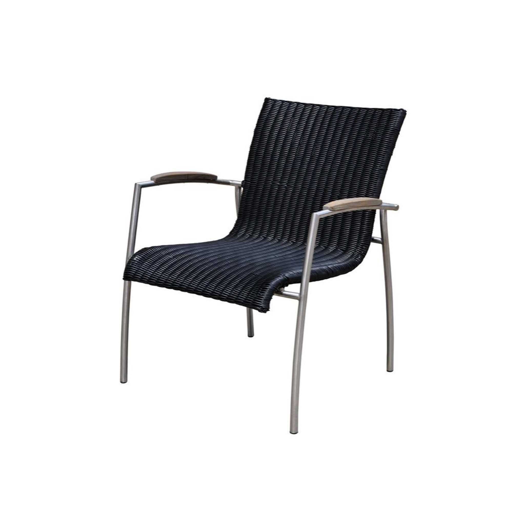 Voir la diapositive 3 : Paris Prix Ensemble table & chaises de jardin en acier  melbourne  180cm noir
