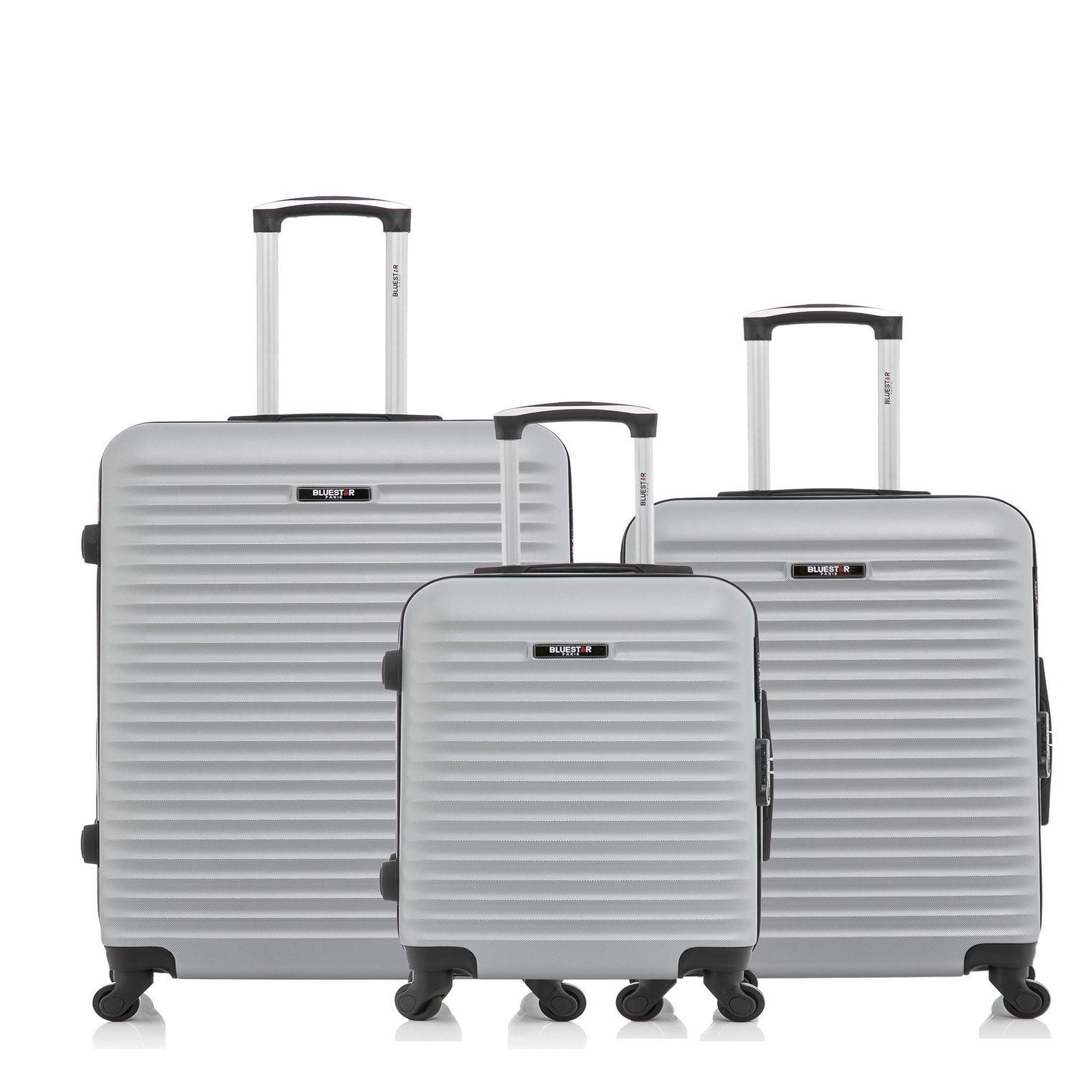 BLUESTAR Bluestar - lot de 3 - valises grand format, weekend et cabine brazilia