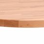Voir la diapositive 3 : VIDAXL Dessus de table Ø80x1,5 cm rond bois massif de hetre