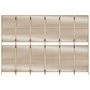 Voir la diapositive 5 : VIDAXL Cloison de separation 6 panneaux beige resine tressee