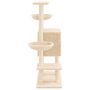 Voir la diapositive 5 : VIDAXL Arbre a chat avec griffoirs en sisal creme 117 cm