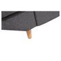 Voir la diapositive 5 : Canapé d'angle droit convertible 5 places tissu pieds bois clair MARIUS 
