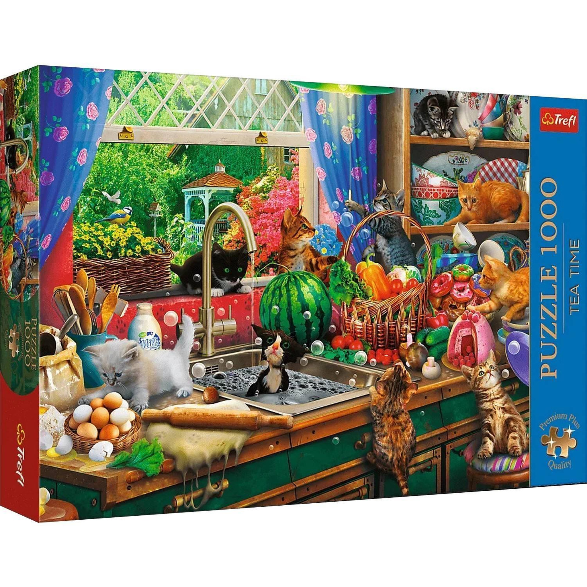 Voir la diapositive 2 : Trefl Puzzle 1000 pièces Premium Plus : Les petits fauteurs de troubles