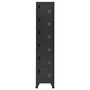 Voir la diapositive 2 : VIDAXL Armoire a casiers Anthracite 38x40x180 cm Acier