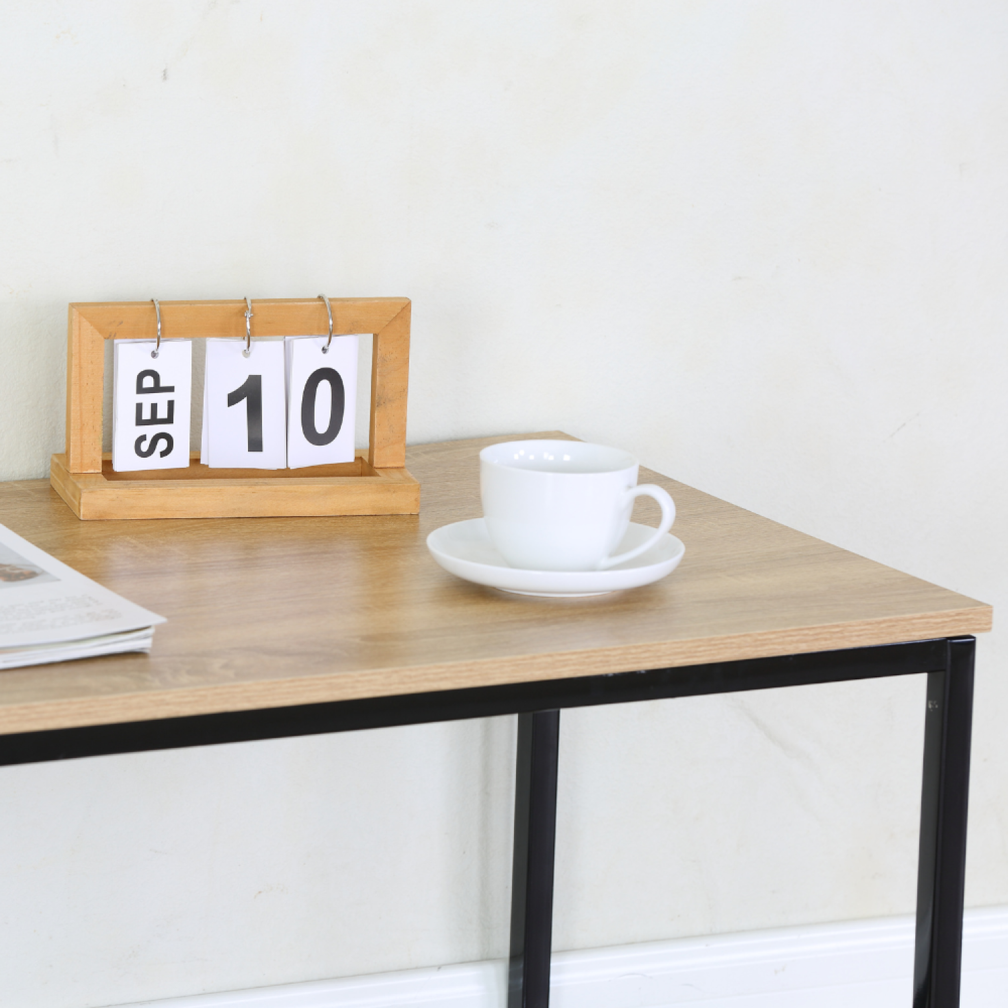 Voir la diapositive 3 : CONCEPT USINE Table basse rectangle 90x48cm bois tivi