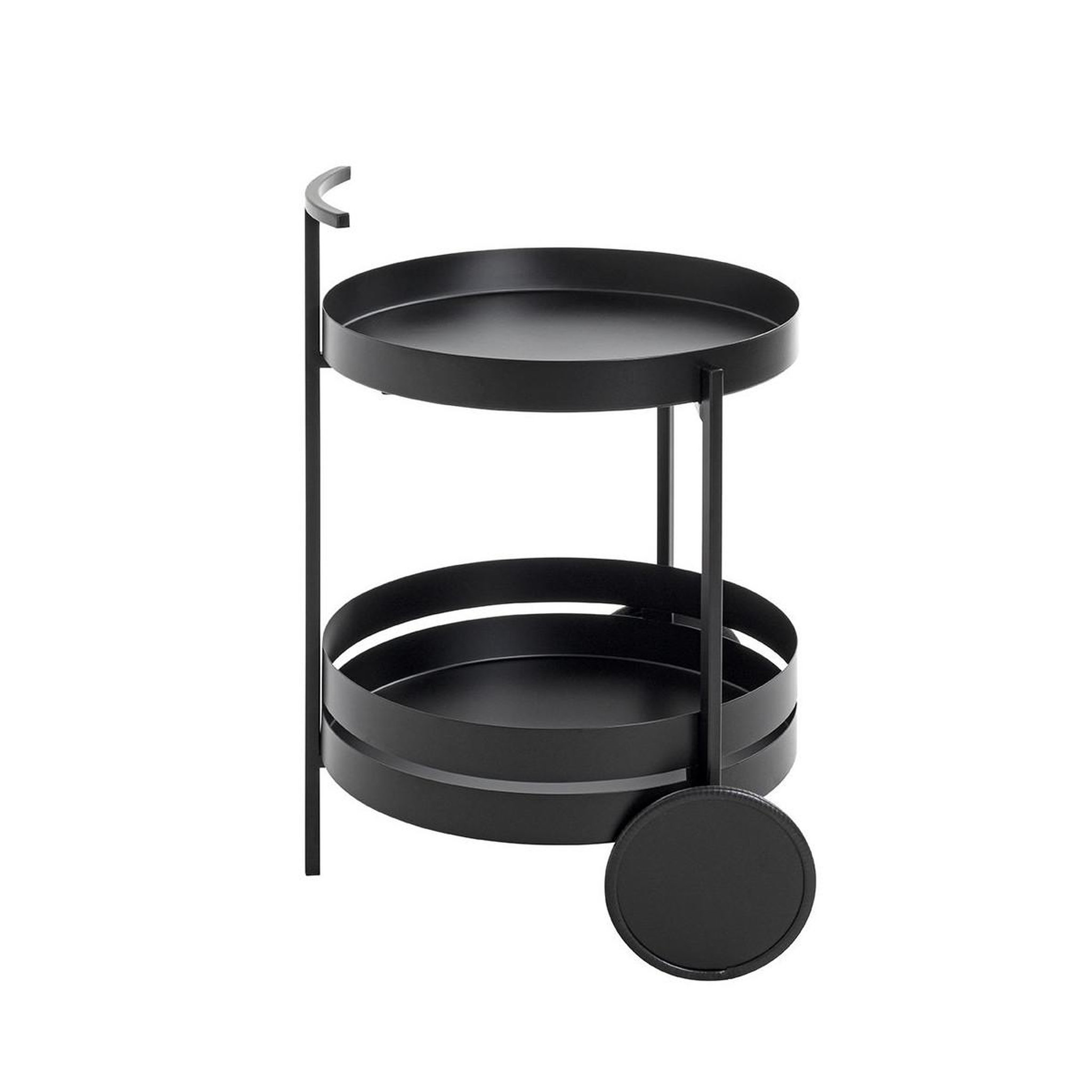 Voir la diapositive 3 : Paris Prix Desserte de cuisine ronde  postres  62cm noir