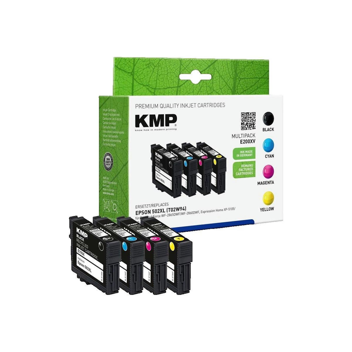 Epson Cartouches d'encre compatibles KMP E196XV multipack noir, cyan, magenta, jaune