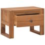 Voir la diapositive 2 : VIDAXL Table de chevet 50x30x35 cm Bois de teck solide