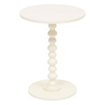 ATMOSPHERA Table d'Appoint Ronde  Alix  50cm Ivoire