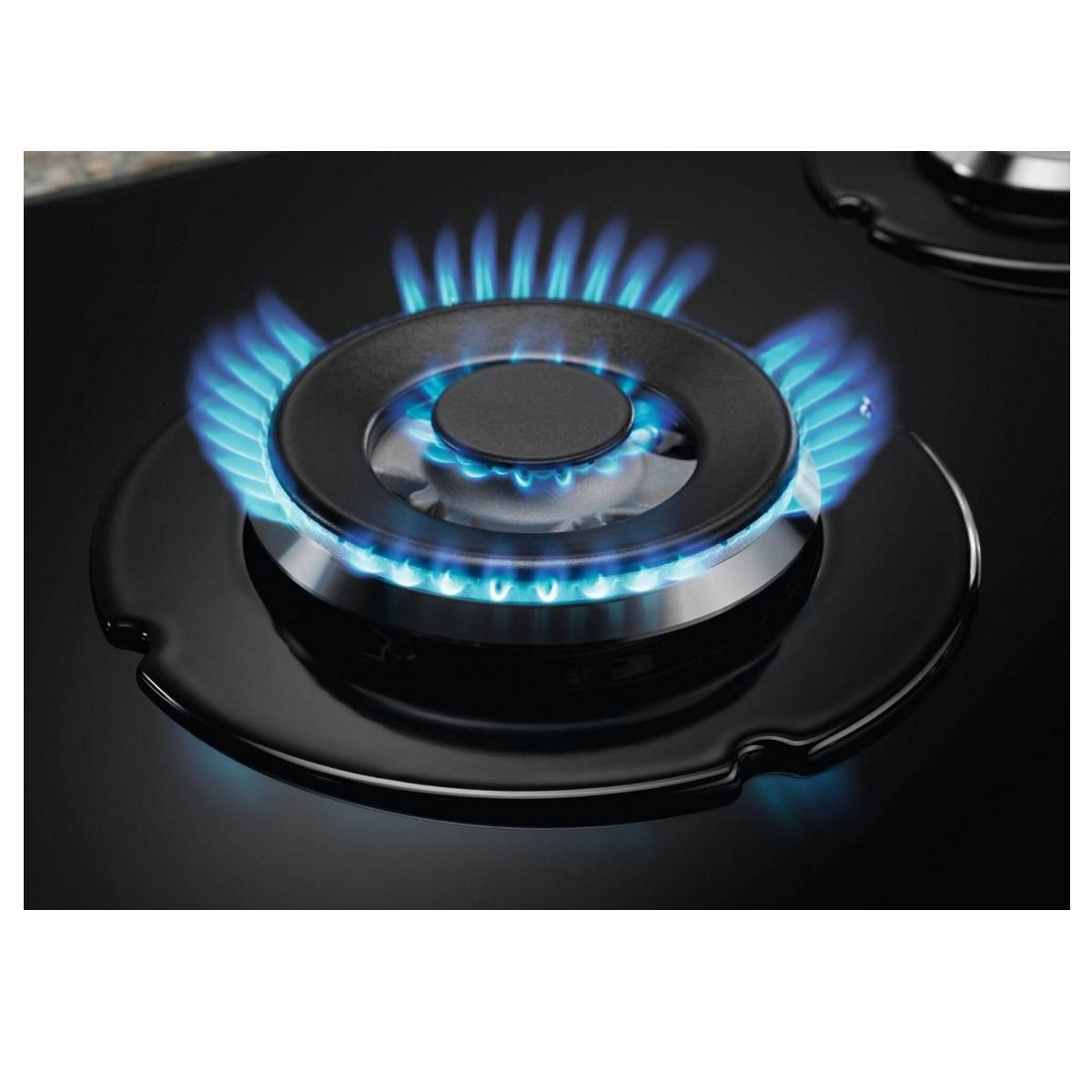 ELECTROLUX Table de cuisson gaz 75cm 5 feux noir - EGG75372K