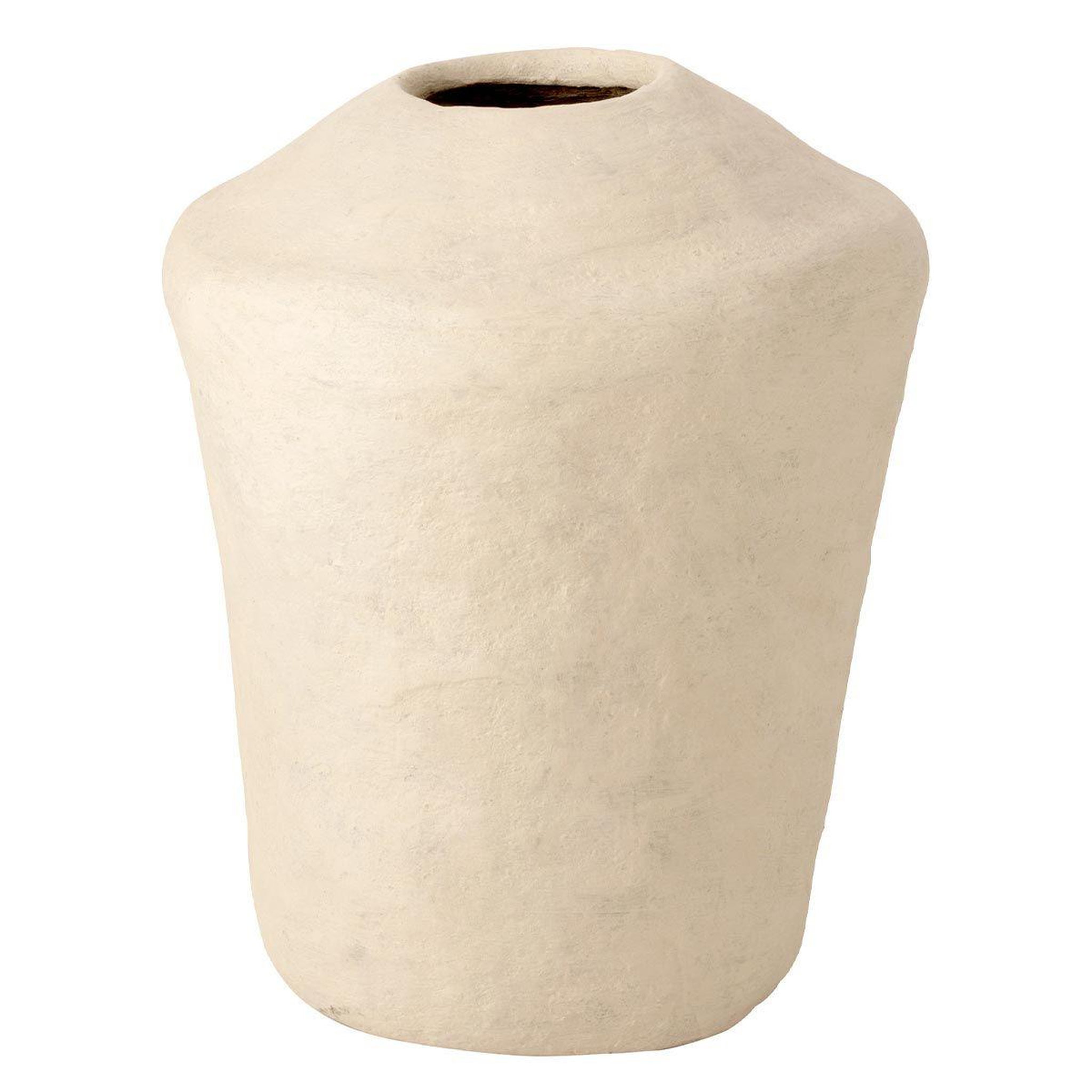 J-LINE Vase design  chad  63cm blanc