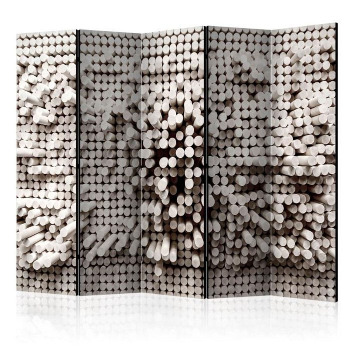 Paris Prix Paravent 5 Volets  White Fortress  172x225cm