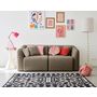Voir la diapositive 2 : LISA DESIGN Ikare - module d'assise d'angle droit - en tissu